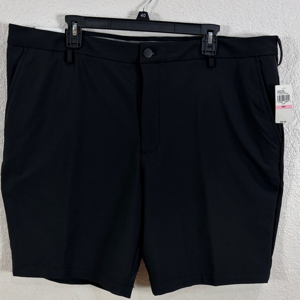 IZOD ,Size 40W,Men's Black Shorts